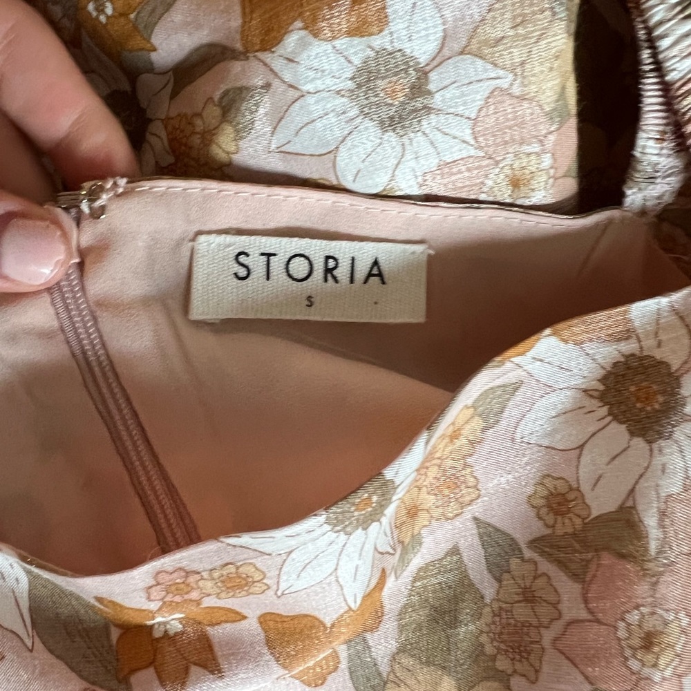 Storia Multi Floral Babydoll Dress Gem